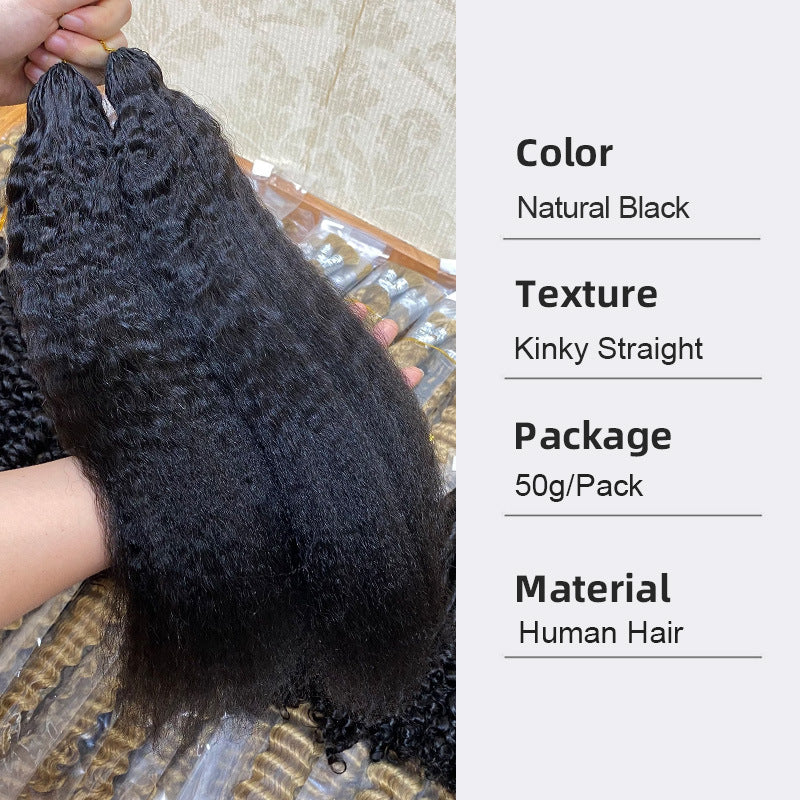 Stylish Fashion Beautiful Classy Crochet Human Real Hair Wig