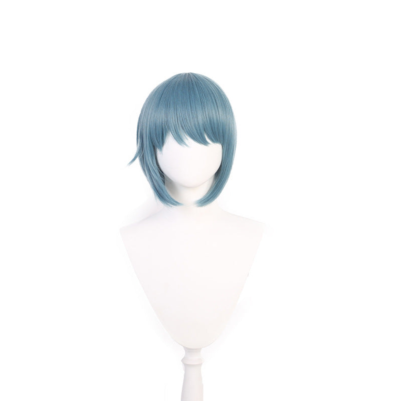 Magi Beauty Fragrant Light Blue Short Cos Wig