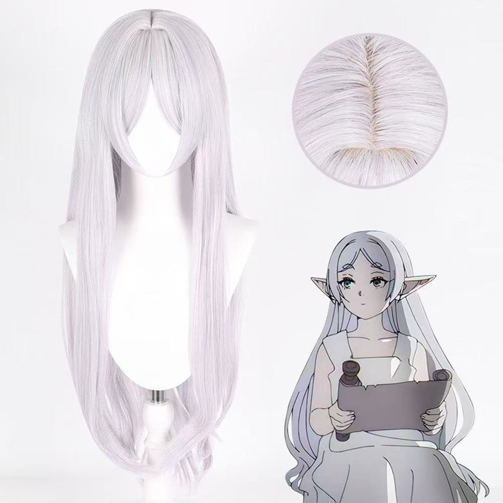 Fu Lillian Simulated Scalp Top Double Ponytail Cos Wig