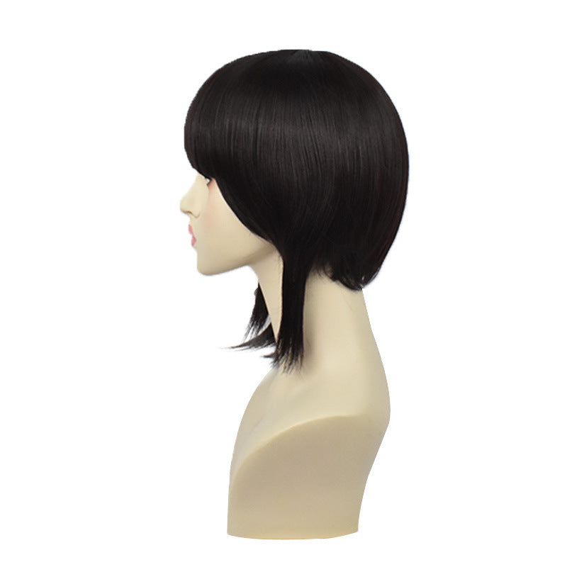Halloween No Chestnut Flower Falling Hu Rose Net Long Sideburns Cos Wig