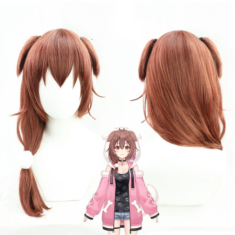 Free Man Virtual Anchor Shen With Ear Cos Wig