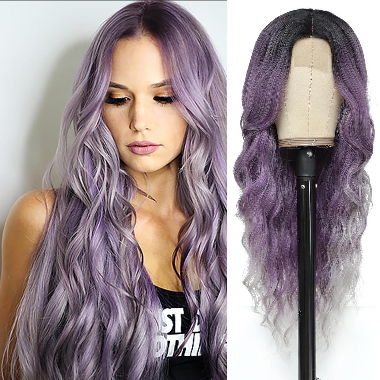 Wave Female Air Simulation Bangs Curly Wig Long Curls