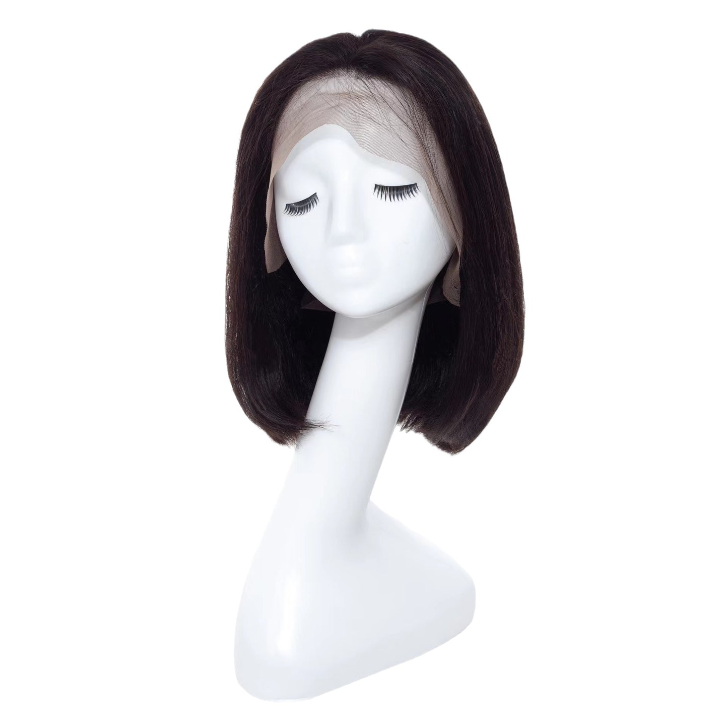 Front Lace Best-selling Natural Full Human Straight Real Hair Wig