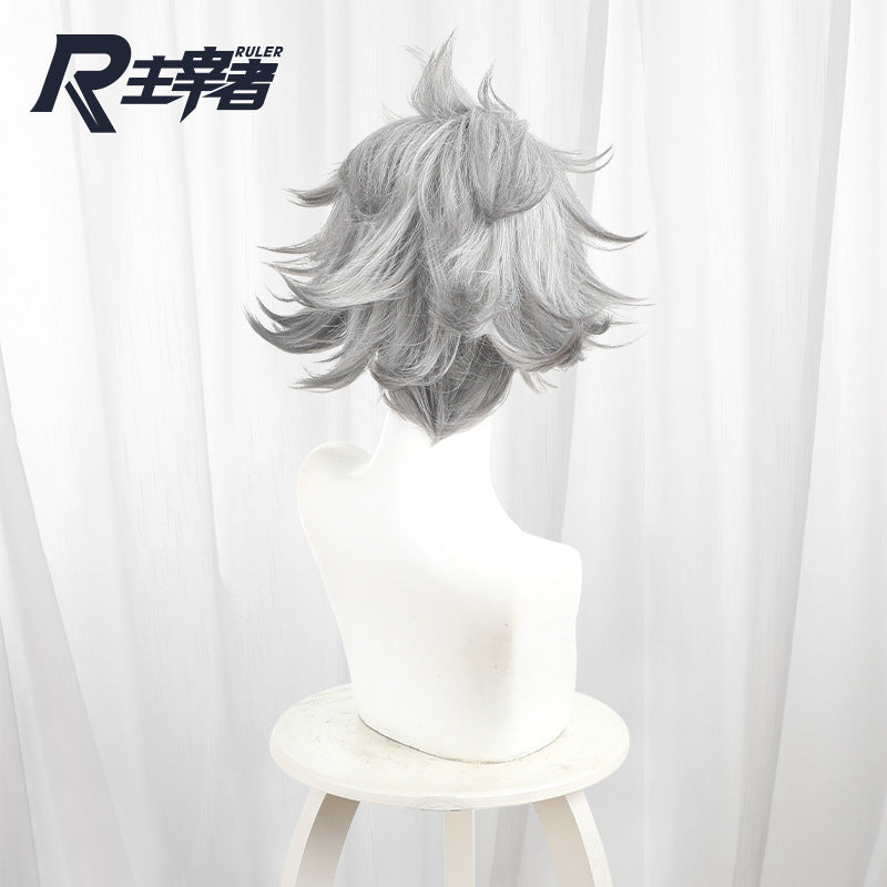 Ghost Of Waste Sier Gray Gradient Cos Wig