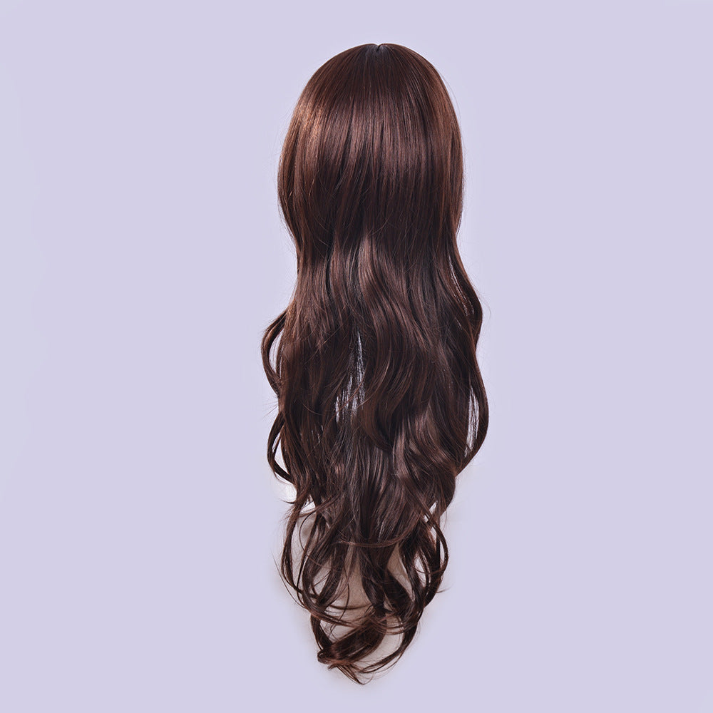 Hair Big Wave Fluffy Lifelike Daily Wig Long Curls