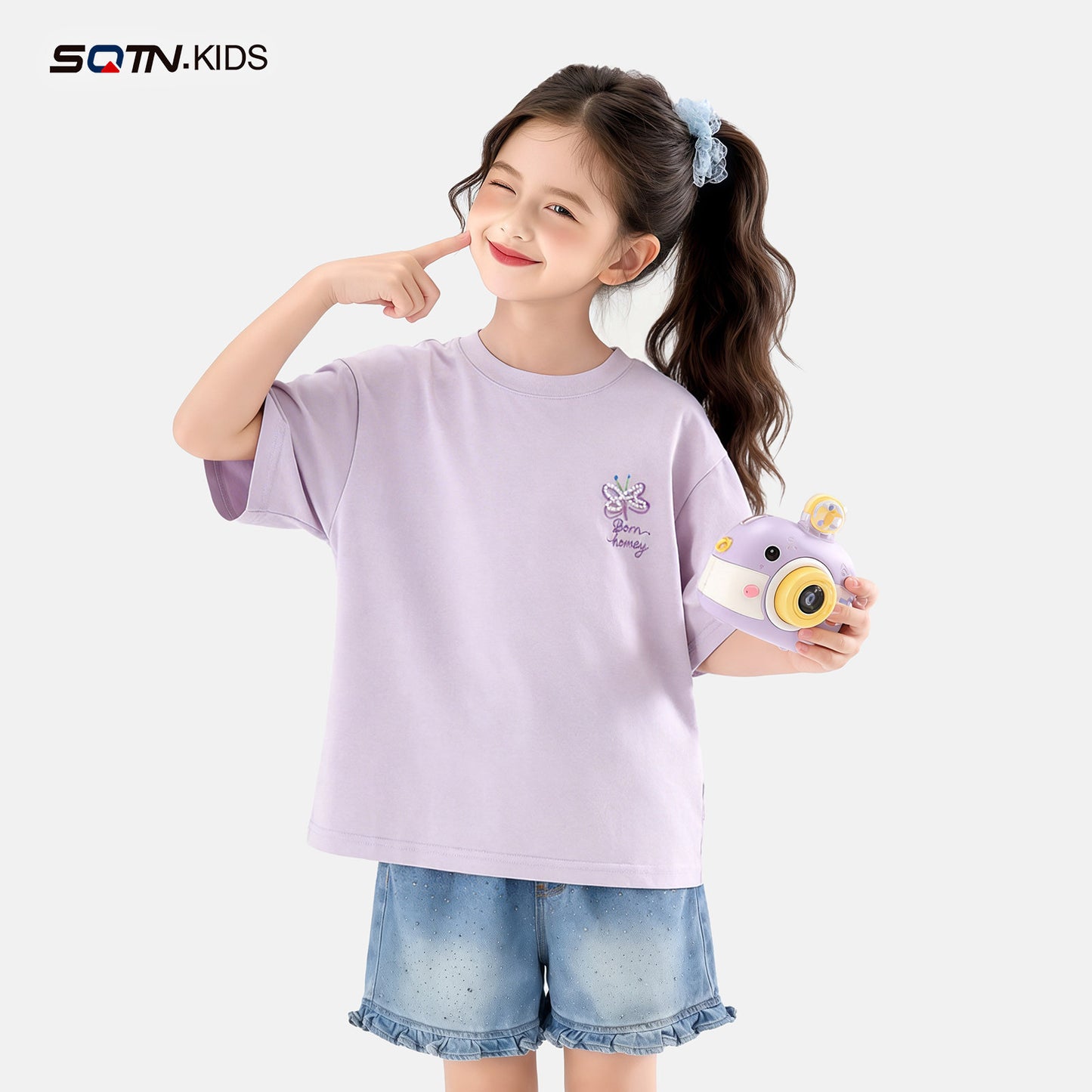 Children's Short-sleeved Clothing Big Loose Casual Top Summer Children's T-shirt