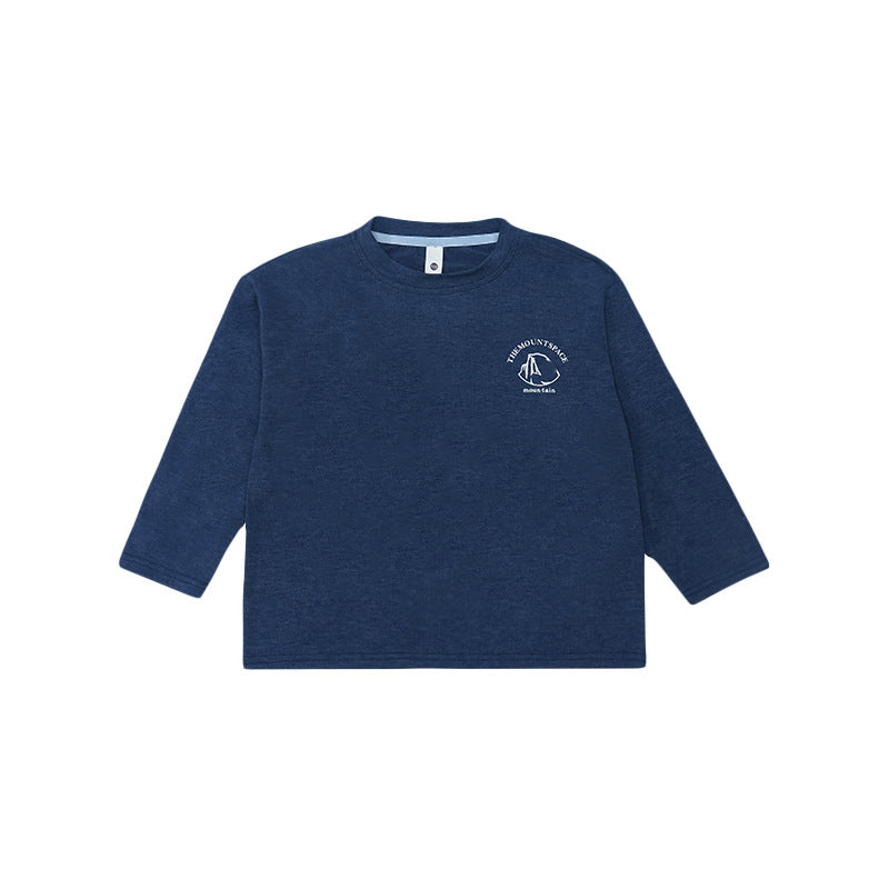 Children's Mountain Outdoor Clothing Color Cotton Moisture Wicking Top Half Children's T-shirt
