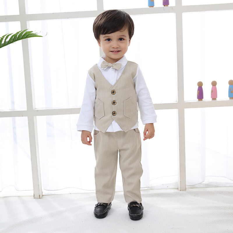 Children's Small Clothes One Month Old British Dress Children's Suit