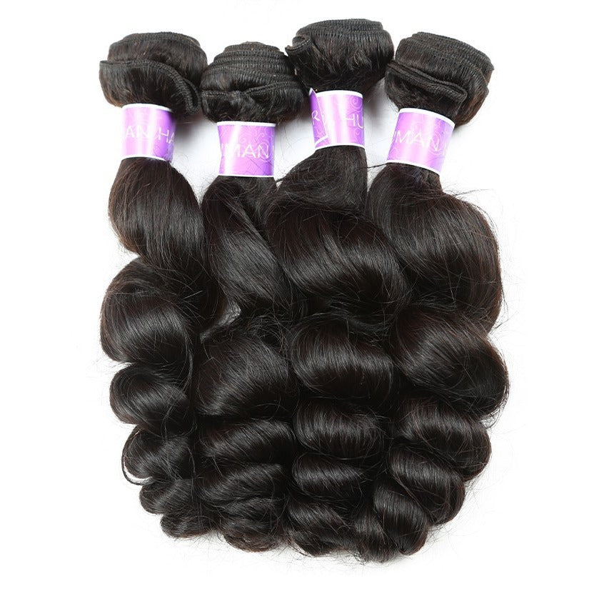 Comfortable Peru Hair Real Human Extension Wig