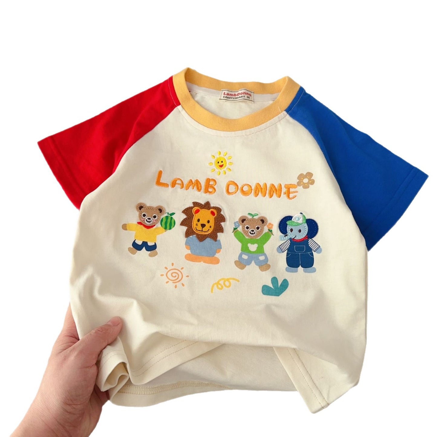 Children's Boy's Short-sleeved Summer Thin Short Sleeve Children's T-shirt