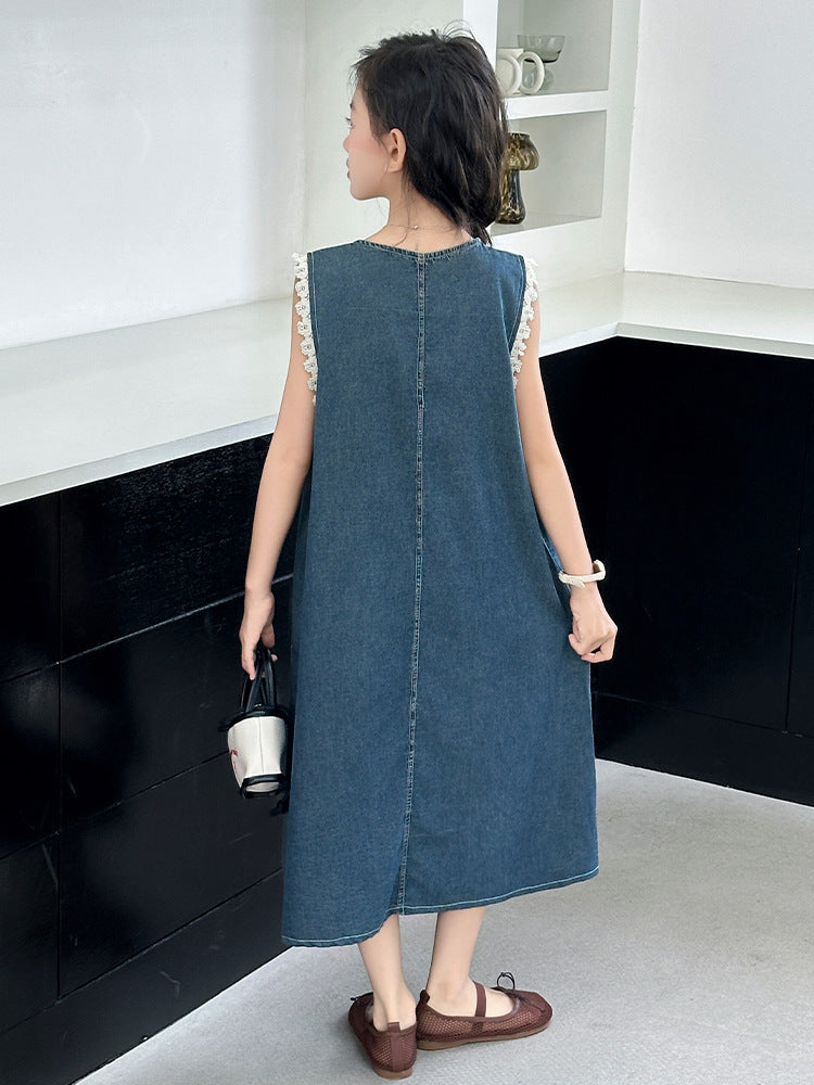 Children's Vest Middle Big Korean Style Sleeveless Children's Dress