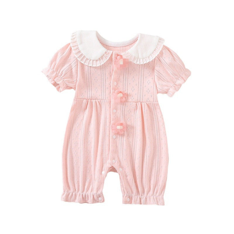 Summer Wear Western Style Short Sleeve Rompers Princess Super Cute Jumpsuit, Climbing Suit