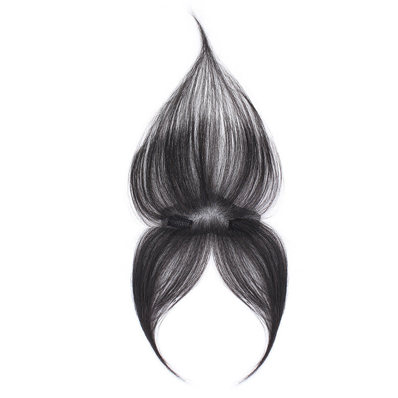 Fetal Hair Bangs Set Female Head Replacement Real Light Cover Wig