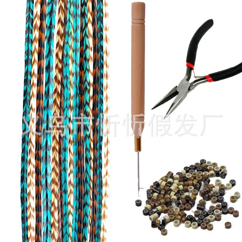 Hair Color Extension Set Pliers Crochet Can Fiber Long Other Wig
