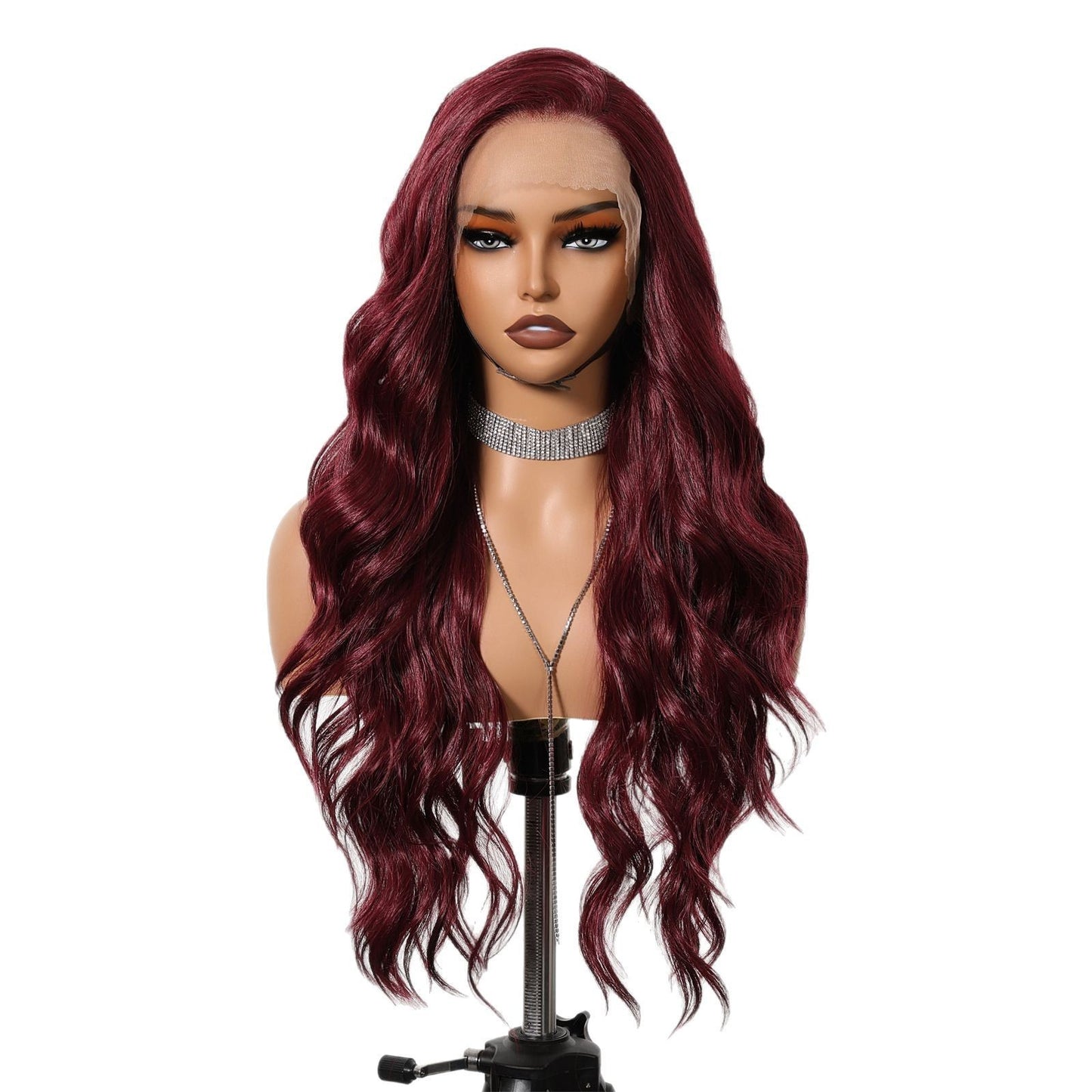 Lace Large Area Medium Wave Curly Wig Long Curls