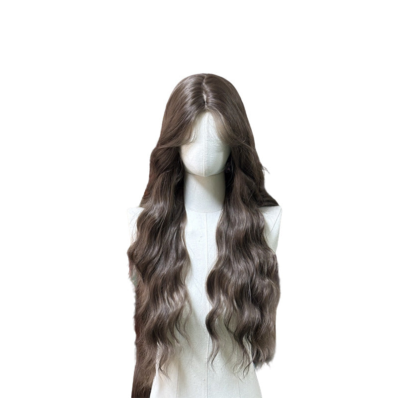 Medium Small Lace One-word Natural Fluffy Sets Full Top Curly Wig Long Curls