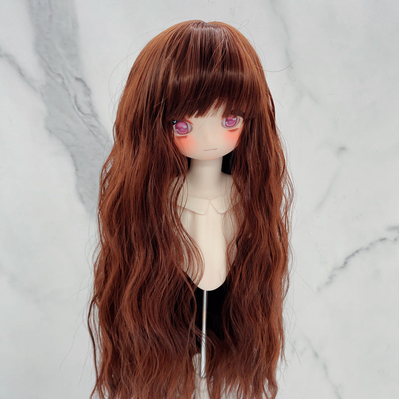 Doll Soft Fiber Hair Points Waves Wig Long Curls