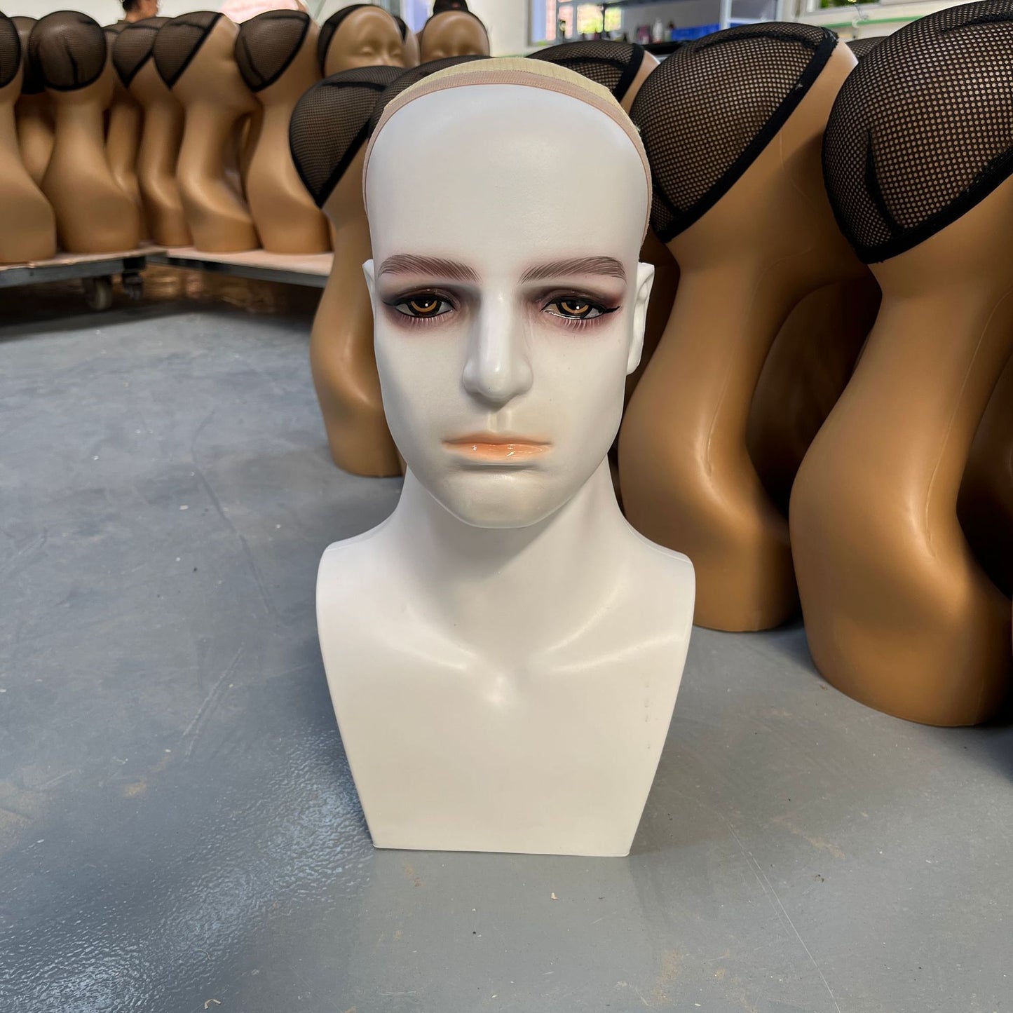 Men's Abstract Art Male Hat Mask Headset Glasses Other Wig