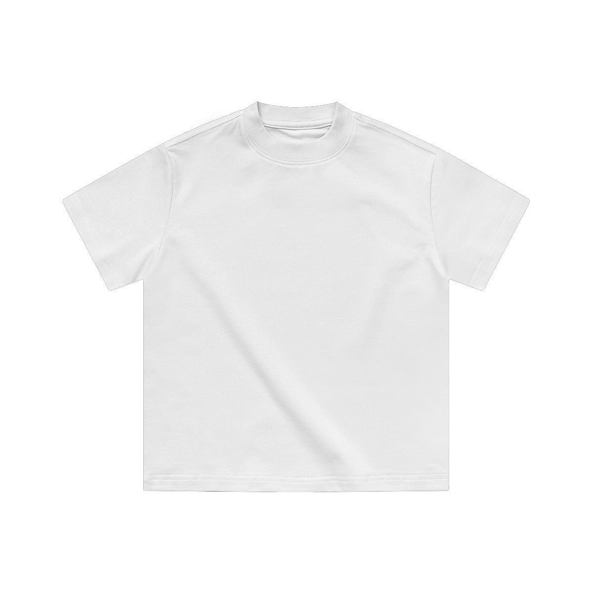 Children's Short-sleeved Summer Clothes Heavy Cotton Solid Children's T-shirt