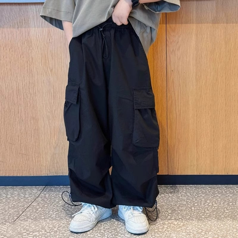 Children's Ruffle Handsome Style Jazz Hip Hop Trousers Boy Children's Pants