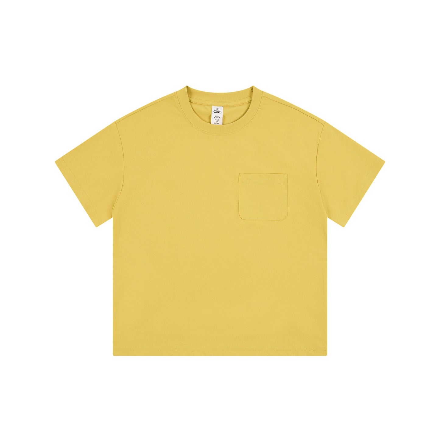 Children's Clothing Summer Dopamine Boys Cool Feeling Solid Color Short Sleeve Children's T-shirt
