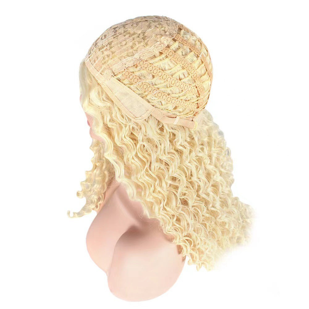 Fashion Front Lace Fluffy Natural Small Wig Long Curls