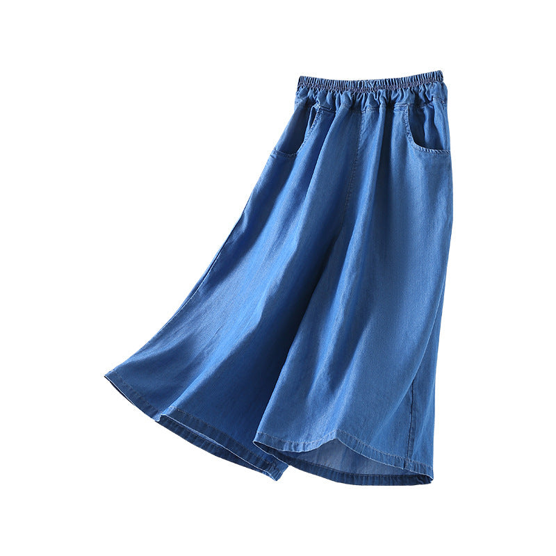 Mountain Culottes Summer Thin Denim Cool Children's Pants