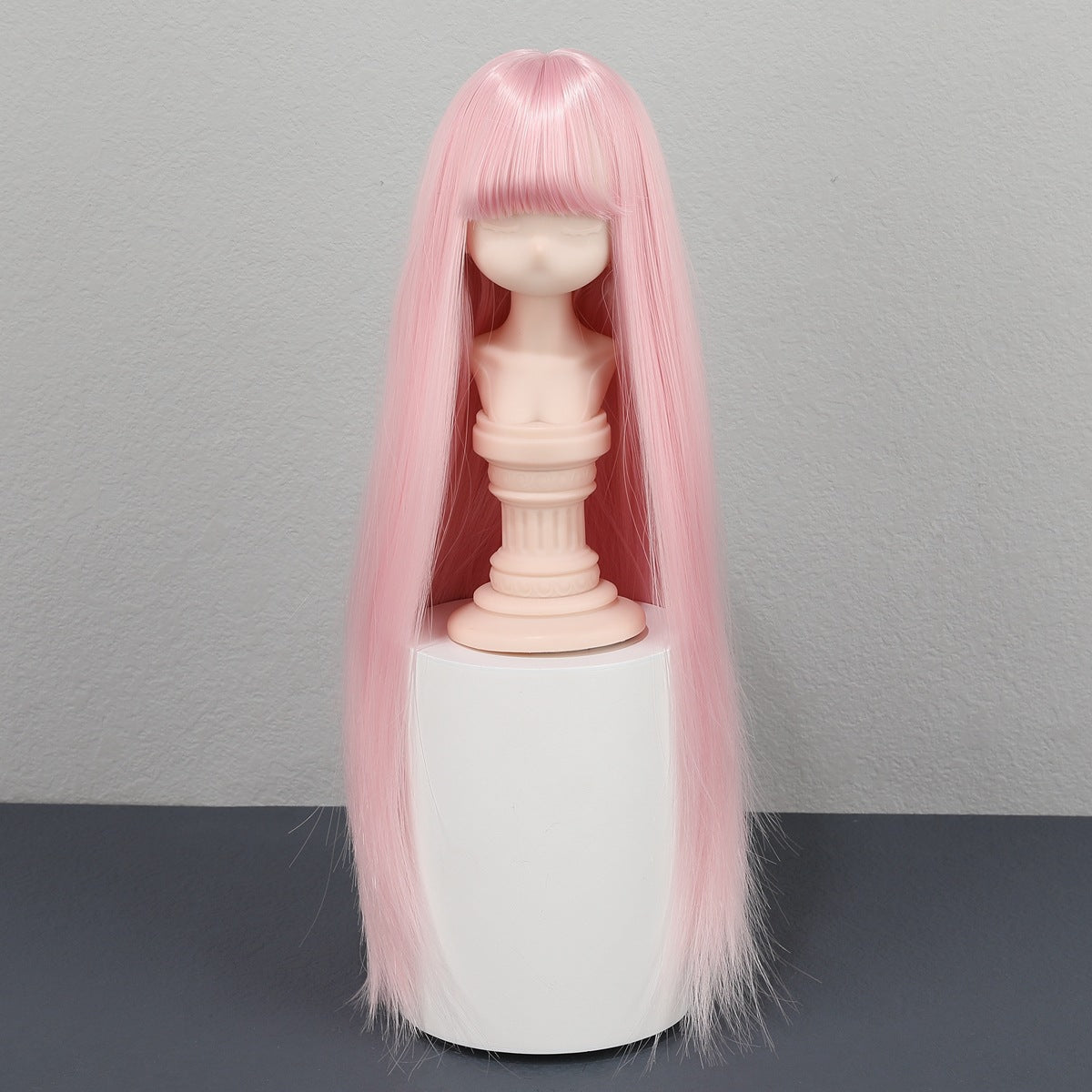 Queen Doll Basic Straight Bangs Rough Long Hair Split Cos Wig