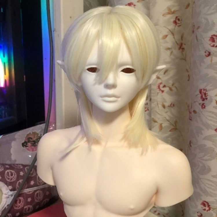 Men's Doll Short Hair Milk Silk Special Soft Wolf Cos Wig