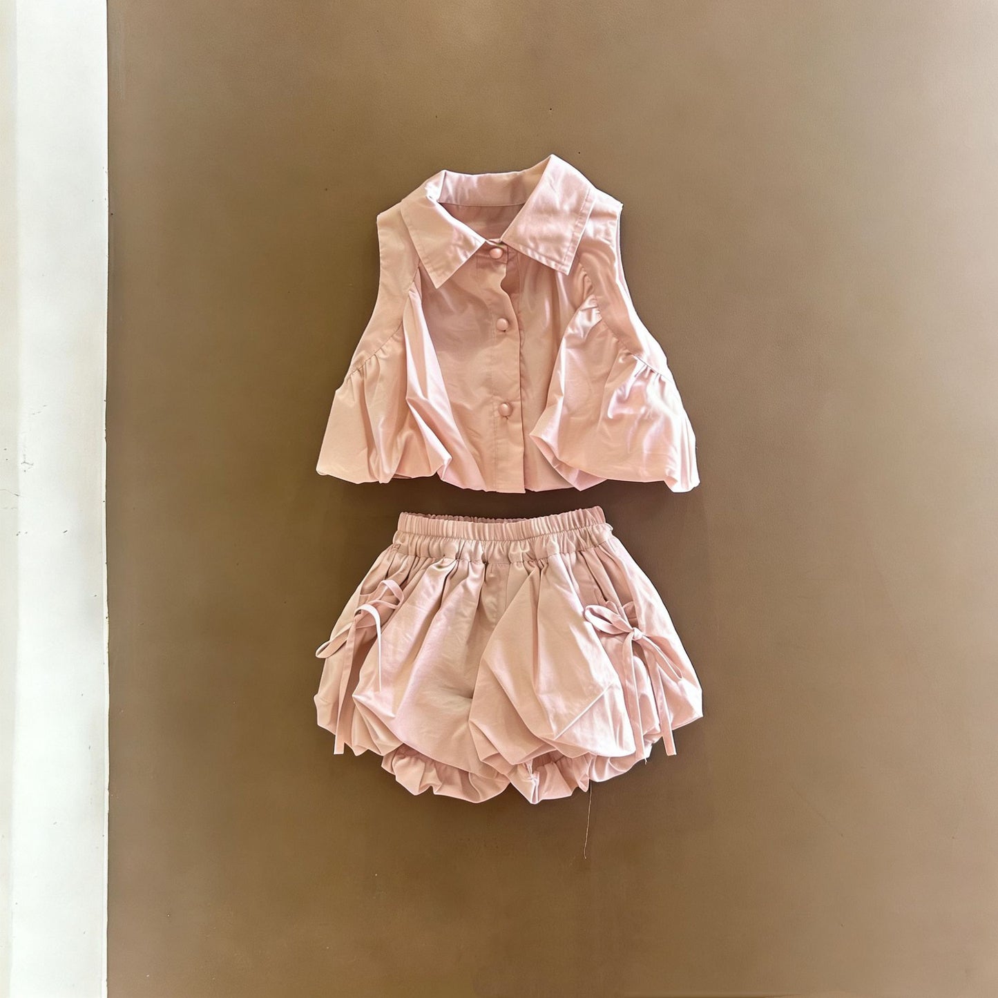 Summer Korean Style Two-piece For Western Fried Children's Suit