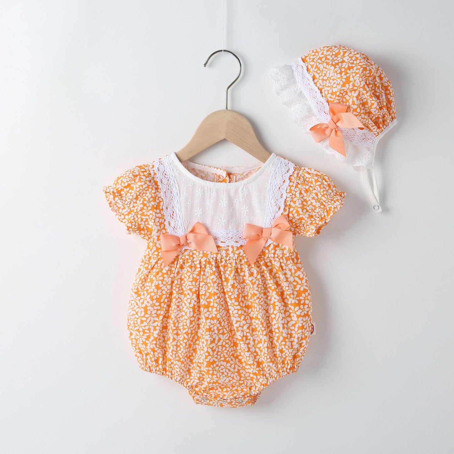 Printed Hood Triangle Rompers Born Th Day Jumpsuit, Climbing Suit
