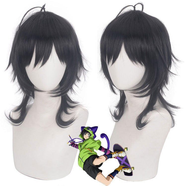 Lord Unlimited Skateboard Big Scalp He Cos Wig
