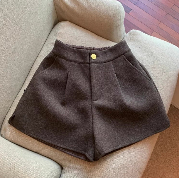 Woolen Shorts Western Style Teens Babies Base Outer Children's Pants