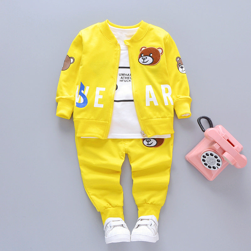 Children's Three-piece Set British Dress Clothing Handsome Boy Years Old Children's Suit