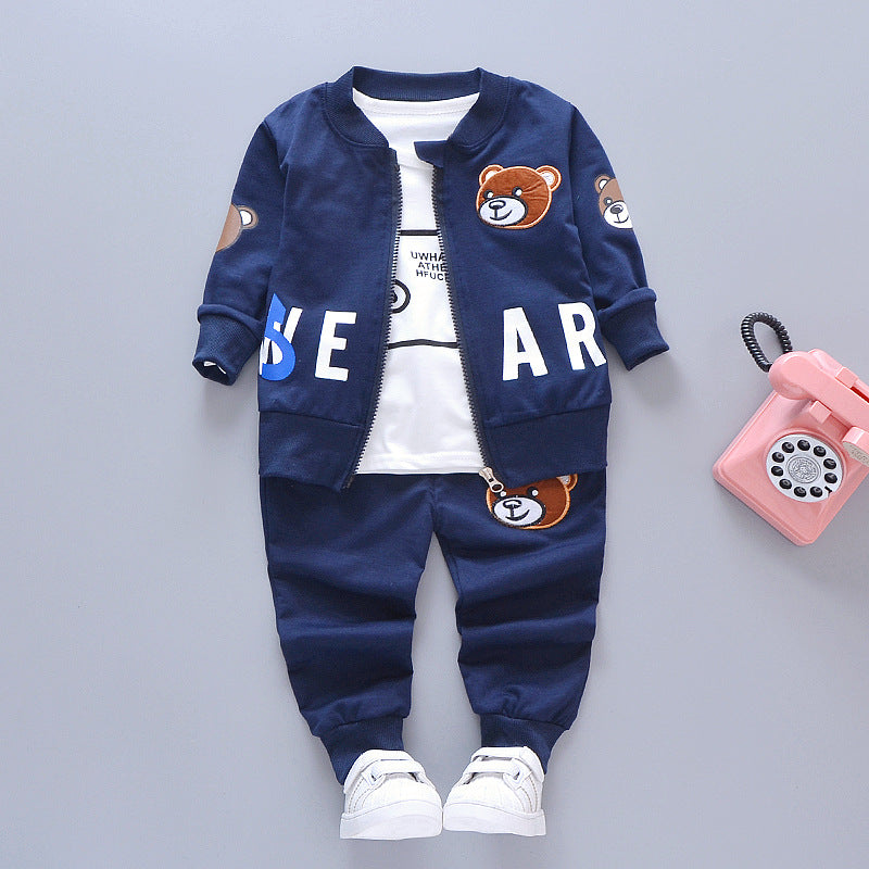 Children's Three-piece Set British Dress Clothing Handsome Boy Years Old Children's Suit