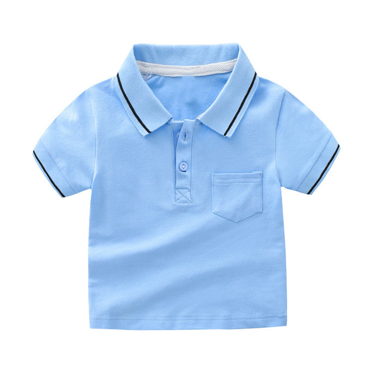 Summer Short Sleeve Shirt Three-dimensional Cartoon Casual Short-sleeved Top Children's T-shirt