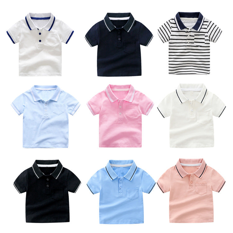 Summer Short Sleeve Shirt Three-dimensional Cartoon Casual Short-sleeved Top Children's T-shirt