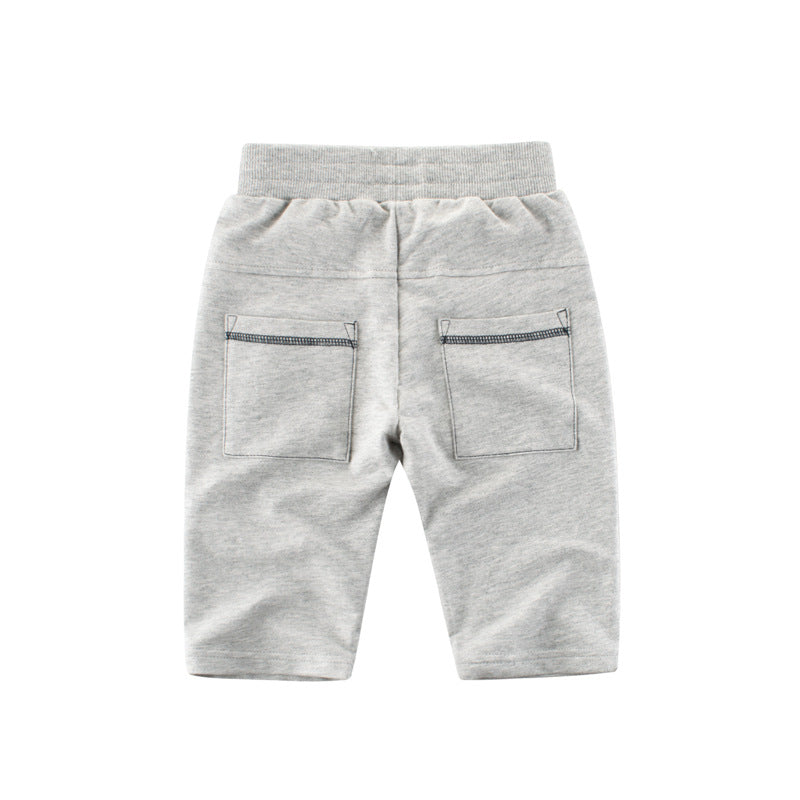 Children's Korean Style Track Boy's Cropped Trousers Children's Pants