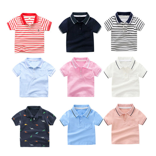 Summer Short Sleeve Shirt Three-dimensional Cartoon Casual Short-sleeved Top Children's T-shirt