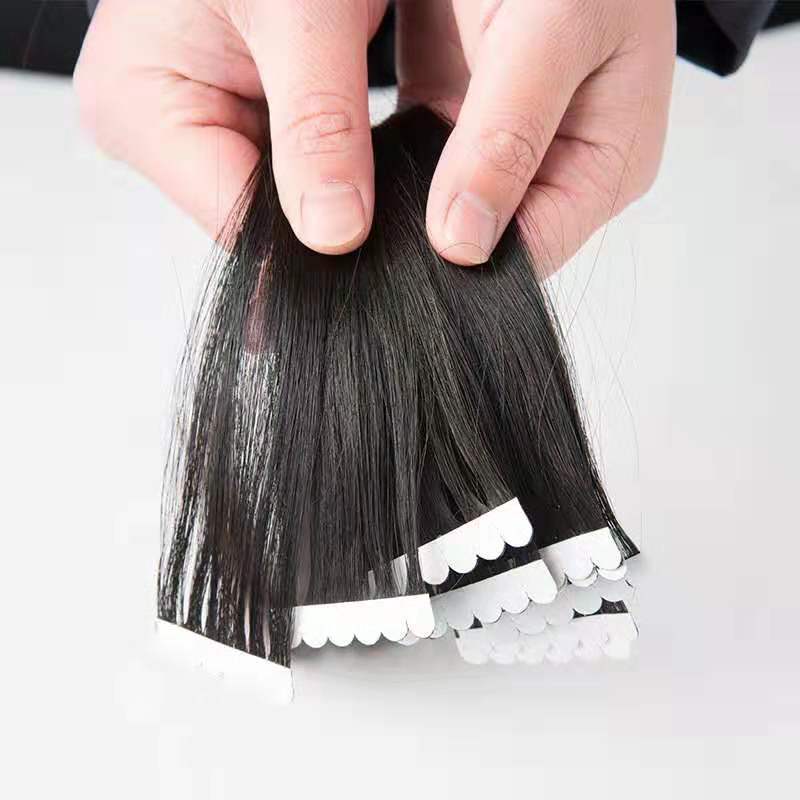 Body Weave Double-sided Adhesive Extension Invisible Real Hair Wig
