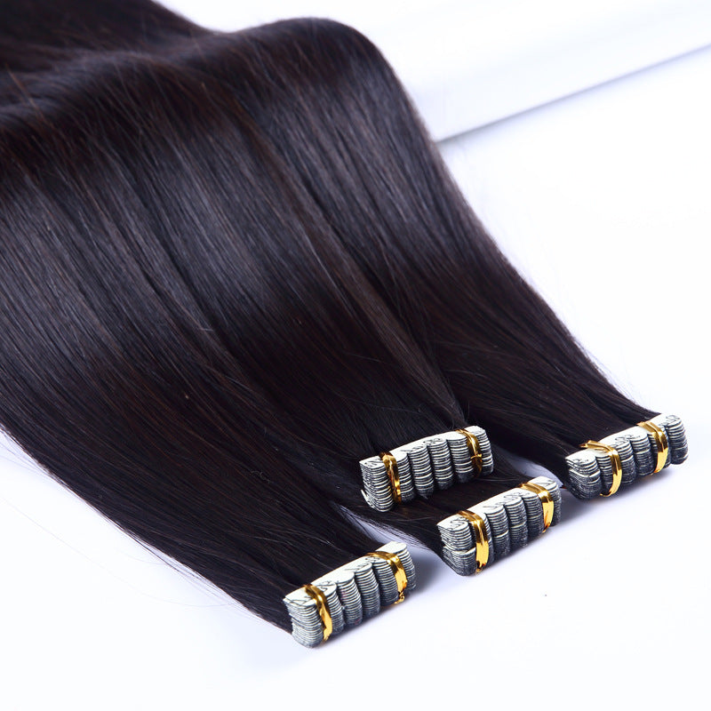 Seamless Extension Female Long Straight Invisible Real Hair Wig