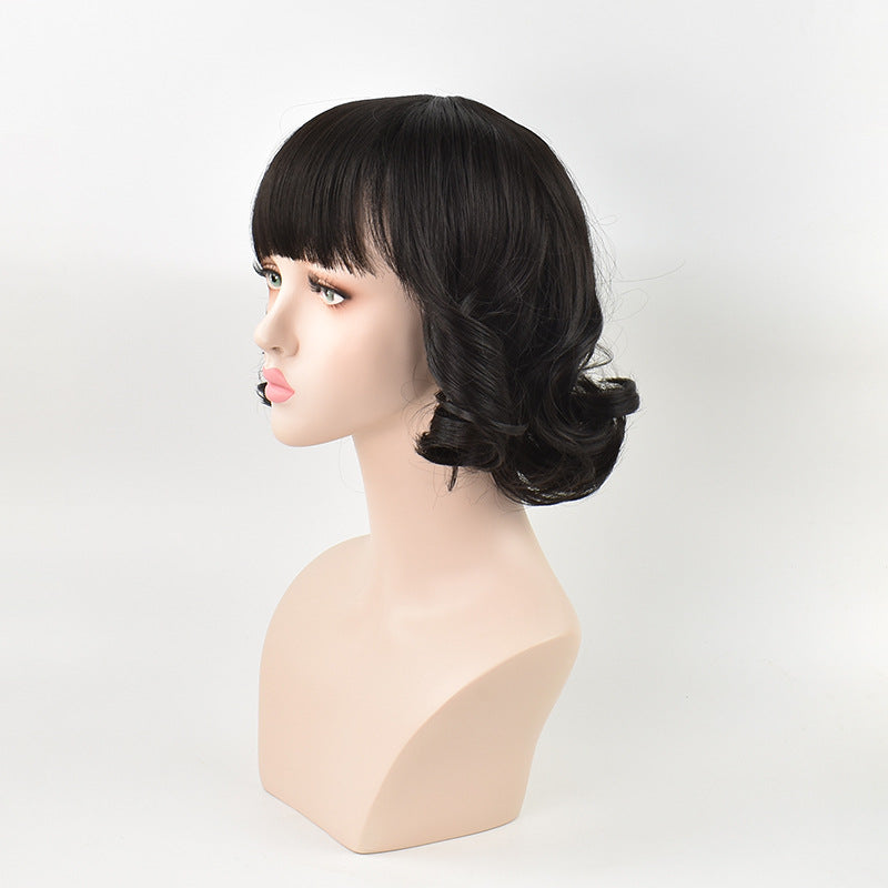 Character Am Cellular Phone Nature Pear-shaped Hair Cos Wig