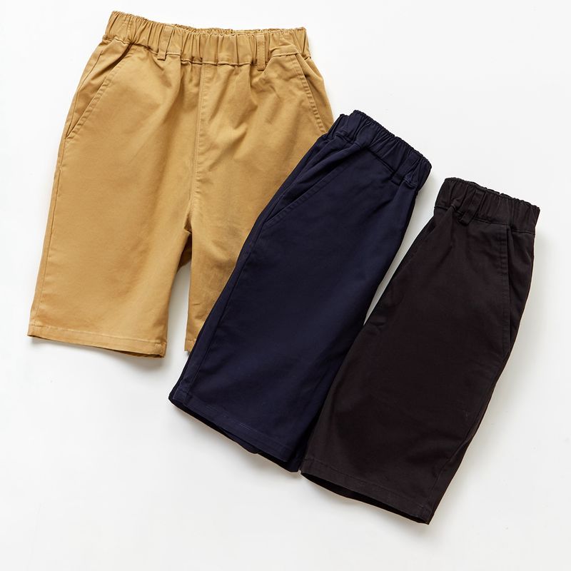 Children's Cotton Middle Boys Dark Blue Primary School Children's Pants