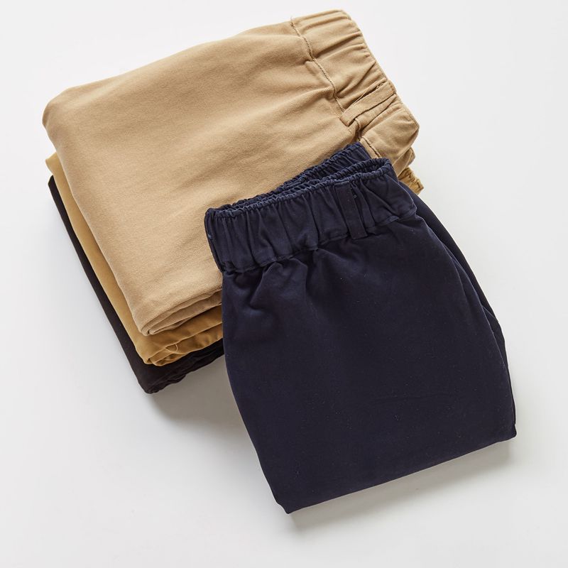 Children's Cotton Middle Boys Dark Blue Primary School Children's Pants