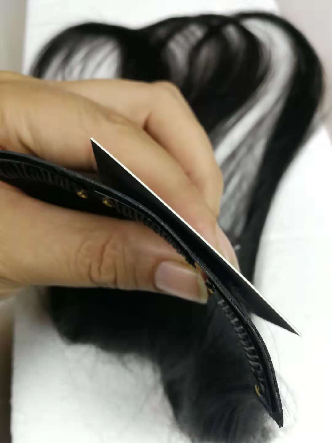 Broken Clip Piece One-piece Invisible Growing Real Hair Wig