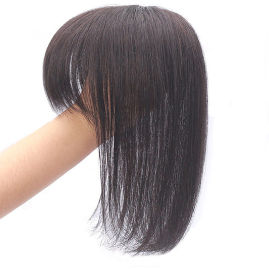 Top Supplementing Piece Patch Cover Set Straight Bangs Side Female Real Hair Wig