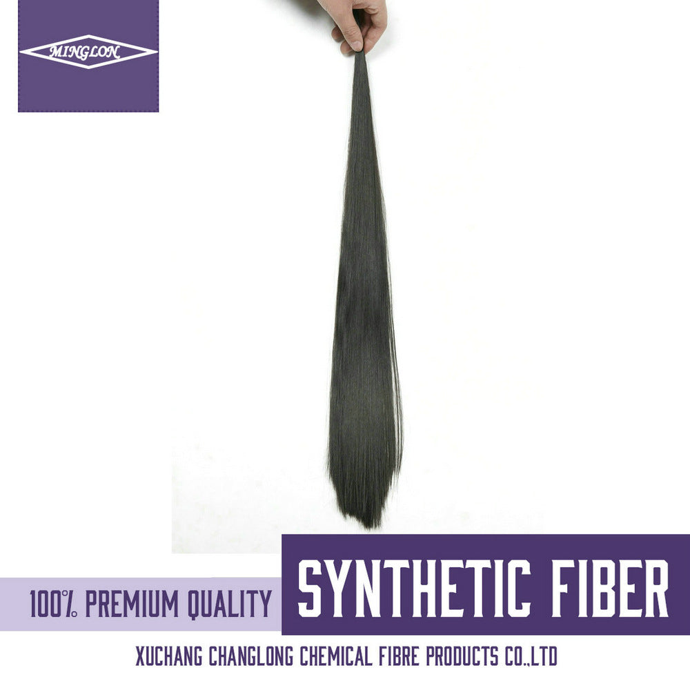 Temperature Low Chemical Fiber Silk Synthetic Braids Crochet Hair Other Wig