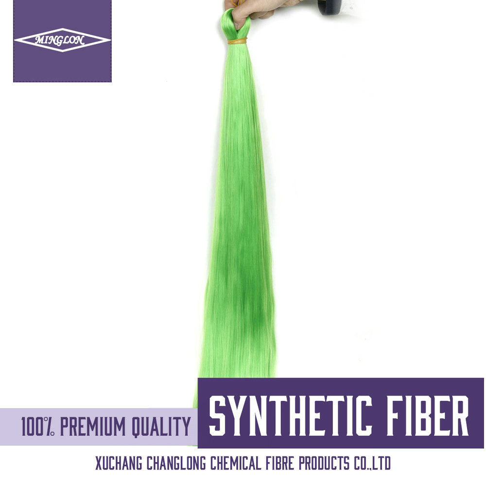 Temperature Low Chemical Fiber Silk Synthetic Braids Crochet Hair Other Wig