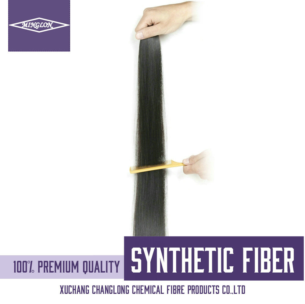 Temperature Low Chemical Fiber Silk Synthetic Braids Crochet Hair Other Wig