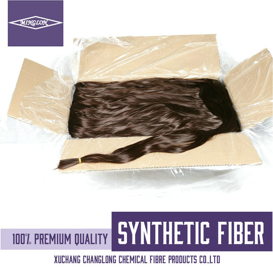 Temperature Low Chemical Fiber Silk Synthetic Braids Crochet Hair Other Wig